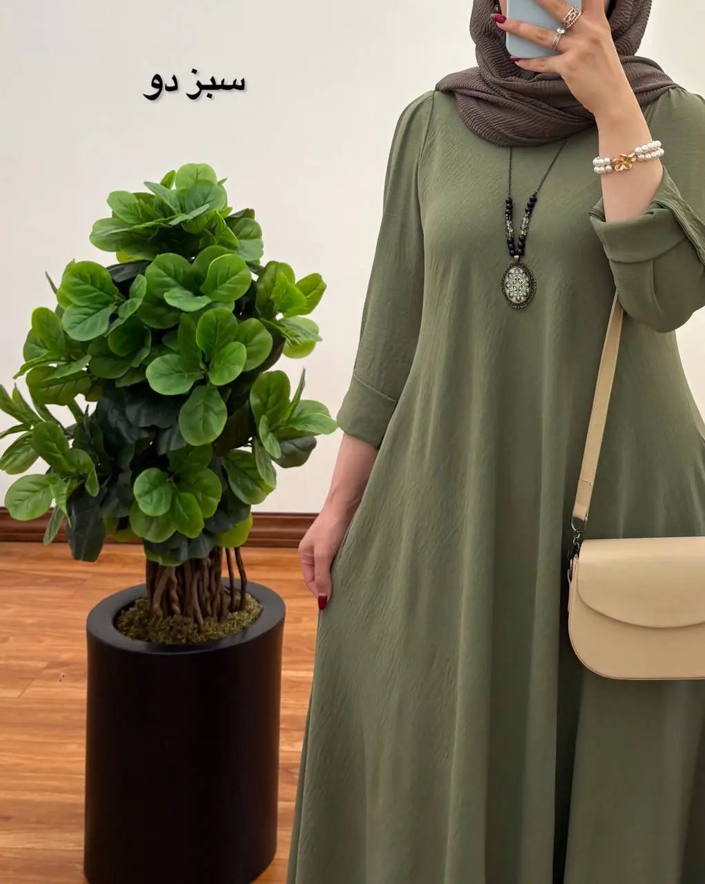 پیراهن مانتویی ایتالیایی نوردخت ۴